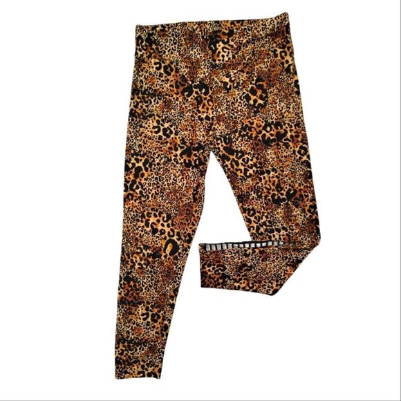 Animal Printed High Waist Stretch Ankle Leggings 2 Pair Bundle Plusize XL | 0X - Picture 4 of 12